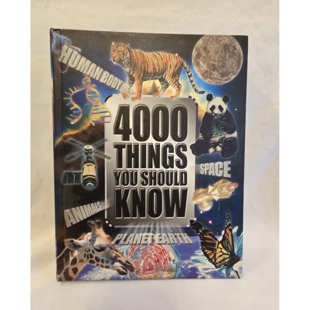 John Farndon 4000 Things You Should Know Hardcover Answer Book Human Body Space